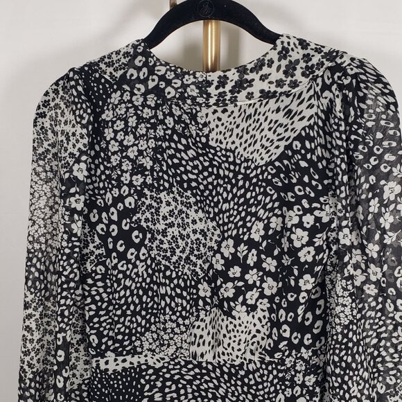 BB Dakota by Steve Madden Tiger Queen Tiered Minidress SZ XS NWT - Picture 10 of 13